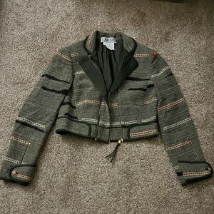 Carlisle Women's Olive and Black Blazer